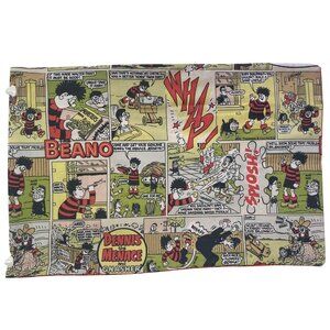 Beano Dennis the Menace Pillowcase Fabric Panel Cotton Blend John Lewis 18x27